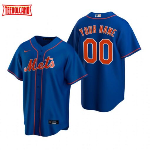 New York Mets Custom Royal Alternate Replica Jersey