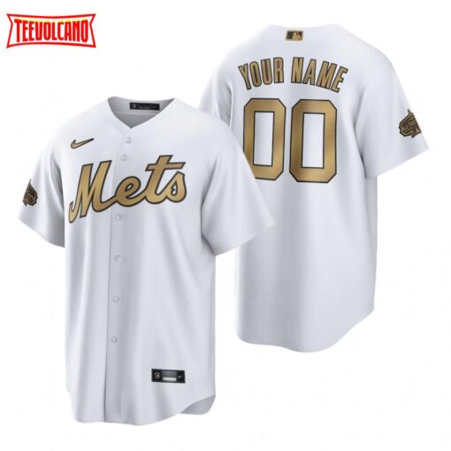 New York Mets Custom White 2022 All-Star Game Replica Jersey