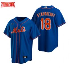 New York Mets Darryl Strawberry Royal Replica Alternate Jersey