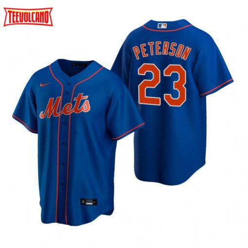 New York Mets David Peterson Royal Alternate Replica Jersey