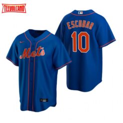 New York Mets Eduardo Escobar Royal Alternate Replica Jersey