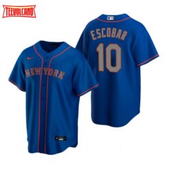 New York Mets Eduardo Escobar Royal Alternate Road Replica Jersey