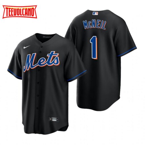 New York Mets Jeff McNeil Black Alternate Replica Jersey