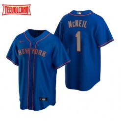 New York Mets Jeff McNeil Royal Alternate Road Replica Jersey