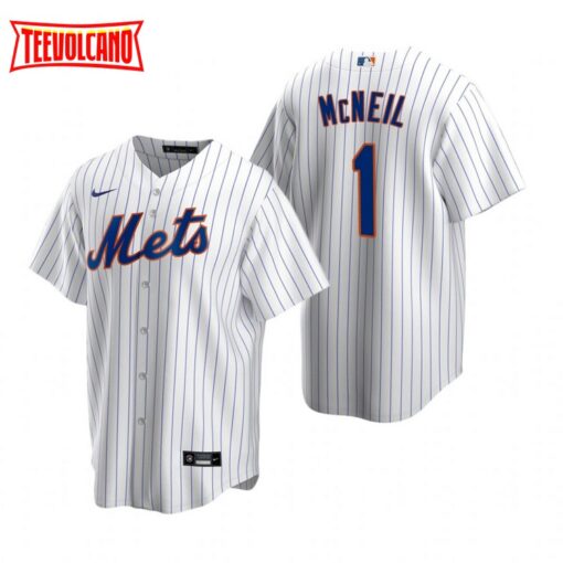 New York Mets Jeff McNeil White Home Replica Jersey