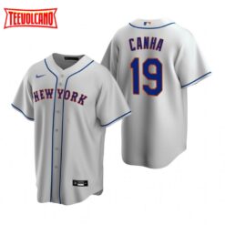 New York Mets Mark Canha Gray Road Replica Jersey