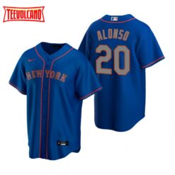 New York Mets Pete Alonso Royal Alternate Road Replica Jersey