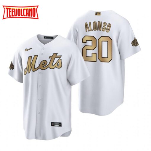 New York Mets Pete Alonso White 2022 All-Star Game Replica Jersey