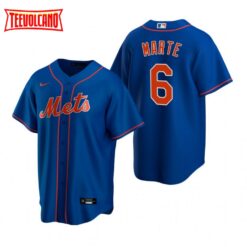 New York Mets Starling Marte Royal Alternate Replica Jersey