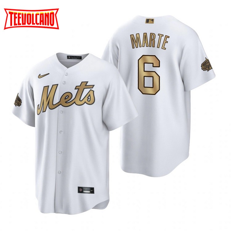 New York Mets Starling Marte White 2022 All-Star Game Replica Jersey