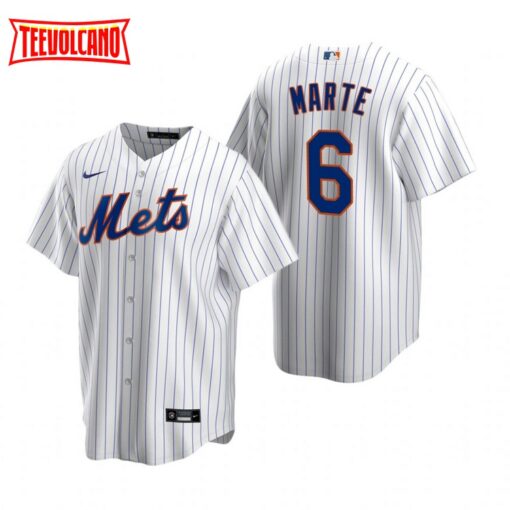 New York Mets Starling Marte White Home Replica Jersey