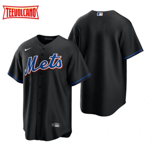 New York Mets Team Black Alternate Replica Jersey