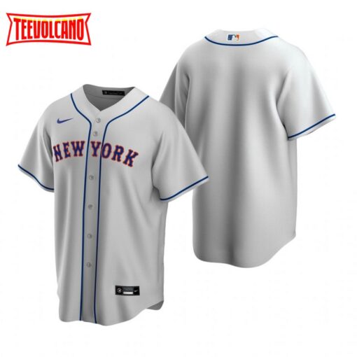 New York Mets Team Gray Replica Road Jersey