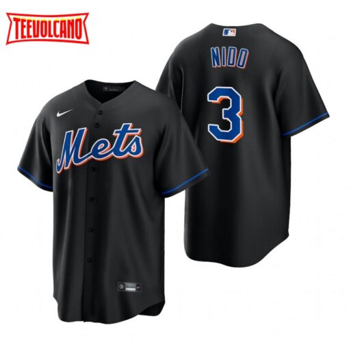 New York Mets Tomas Nido Black Alternate Replica Jersey
