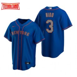 New York Mets Tomas Nido Royal Alternate Road Replica Jersey