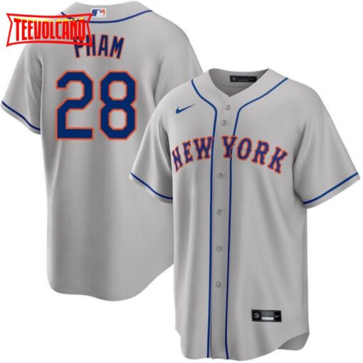 New York Mets Tommy Pham Gray Road Replica Jersey