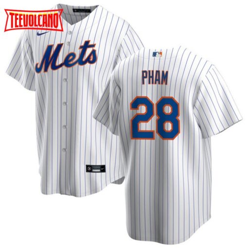 New York Mets Tommy Pham White Home Replica Jersey