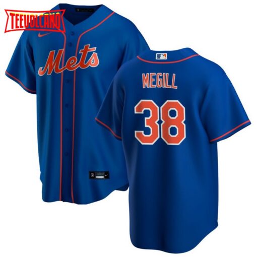 New York Mets Tylor Megill Royal Alternate Replica Jersey