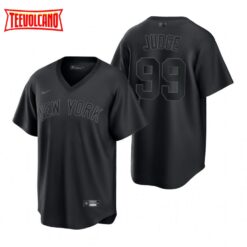 New York Yankees Aaron Judge Black Pitch Replica Jersey