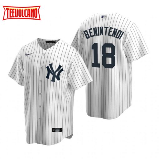 New York Yankees Andrew Benintendi White Home Replica Jersey