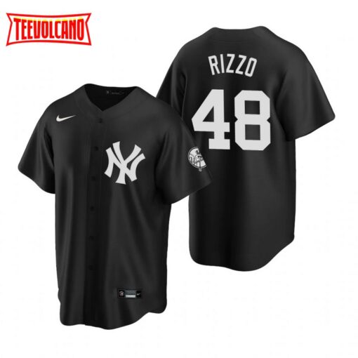 New York Yankees Anthony Rizzo Black Fashion Replica Jersey