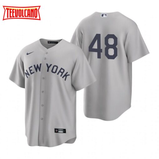 New York Yankees Anthony Rizzo Gray 2021 Field of Dreams Replica Jersey