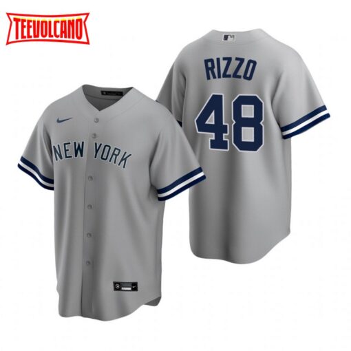 New York Yankees Anthony Rizzo Gray Replica Road Jersey