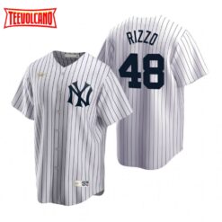 New York Yankees Anthony Rizzo White Cooperstown Collection Jersey