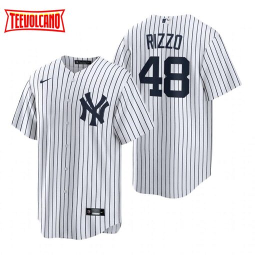 New York Yankees Anthony Rizzo White Replica Home Jersey