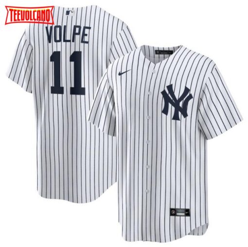 New York Yankees Anthony Volpe White Home Replica Jersey
