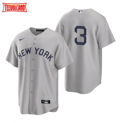 New York Yankees Babe Ruth Gray 2021 Field of Dreams Replica Jersey