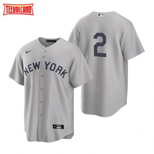 New York Yankees Derek Jeter Gray 2021 Field of Dreams Replica Jersey
