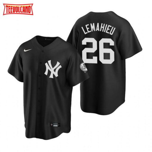 New York Yankees DJ LeMahieu Black Fashion Replica Jersey