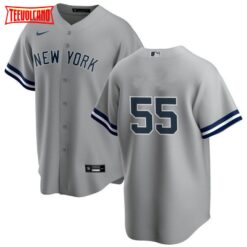 New York Yankees Domingo German Gray Road Replica Jersey