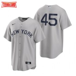 New York Yankees Gerrit Cole Gray 2021 Field of Dreams Replica Jersey