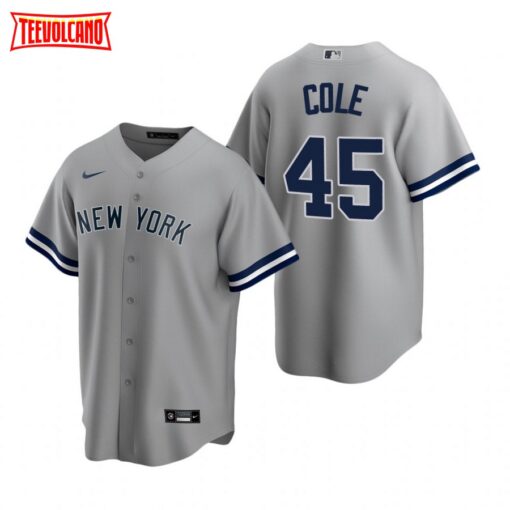 New York Yankees Gerrit Cole Gray Replica Road Jersey