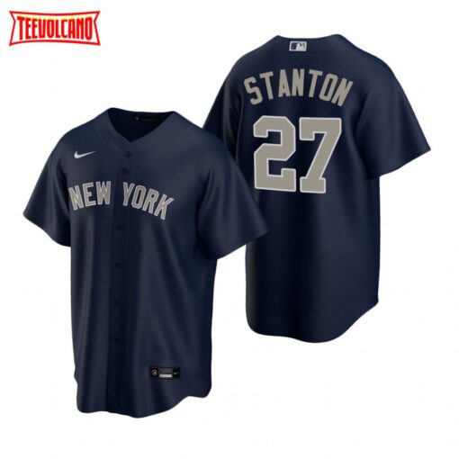 New York Yankees Giancarlo Stanton Navy Alternate Replica Jersey