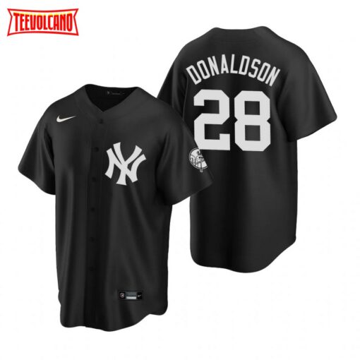 New York Yankees Josh Donaldson Black Fashion Replica Jersey