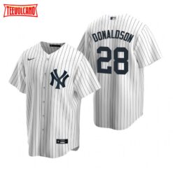 New York Yankees Josh Donaldson White Replica Home Jersey