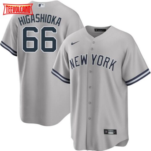 New York Yankees Kyle Higashioka Gray Road Replica Jersey