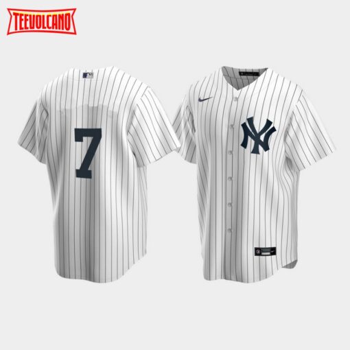 New York Yankees Mickey Mantle White Home Replica Jersey