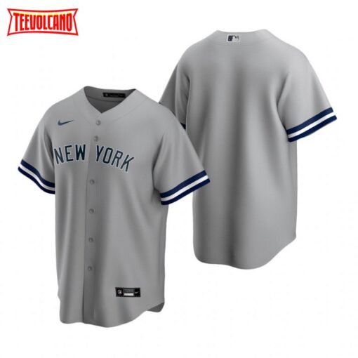 New York Yankees Team Gray Replica Road Jersey