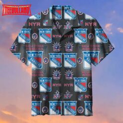 NHL New York Rangers Hawaiian Shirt