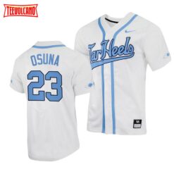 North Carolina Tar Heels Alberto Osuna College Baseball Jersey White