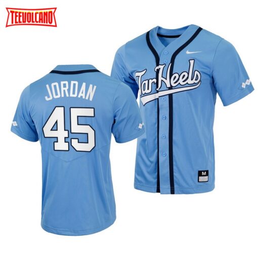 North Carolina Tar Heels Michael Jordan College Baseball Jersey Blue