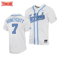 North Carolina Tar Heels Vance Honeycutt College Baseball Jersey White