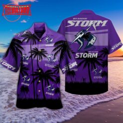 NRL Melbourne Storm Hawaiian Shirt