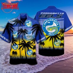 NRL Parramatta Eels Hawaiian Shirt