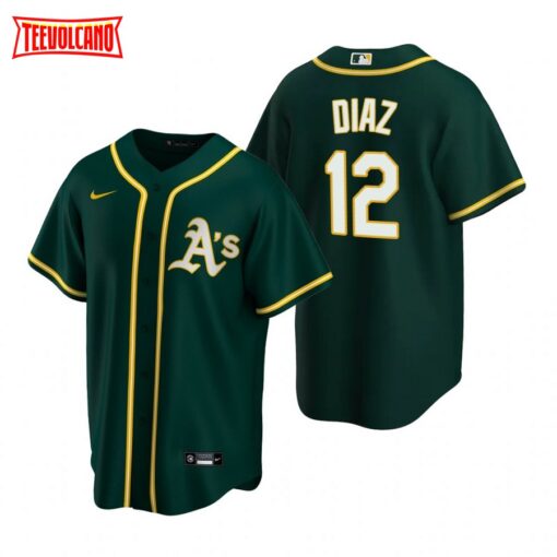 Oakland Athletics Aledmys Diaz Green Alternate Replica Jersey