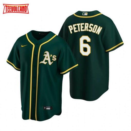 Oakland Athletics Jace Peterson Green Alternate Replica Jersey